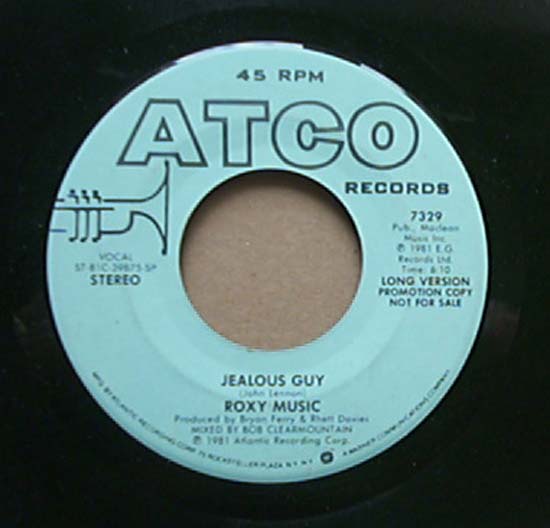 ROXY MUSIC - Jealous Guy Single