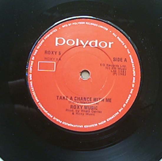 ROXY MUSIC - Take A Chance With Me Single
