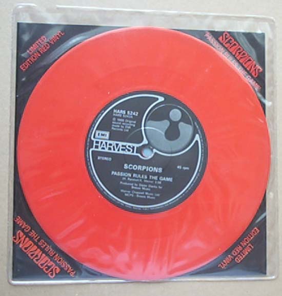 SCORPIONS - Passion Rules The Game (red)