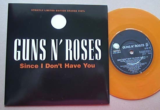 Guns N Roses - Since I Don't Have You (orange - Uk)