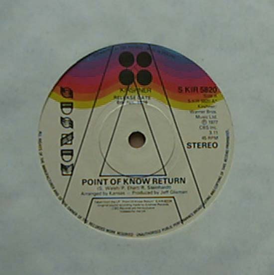 KANSAS - POINT OF NO RETURN