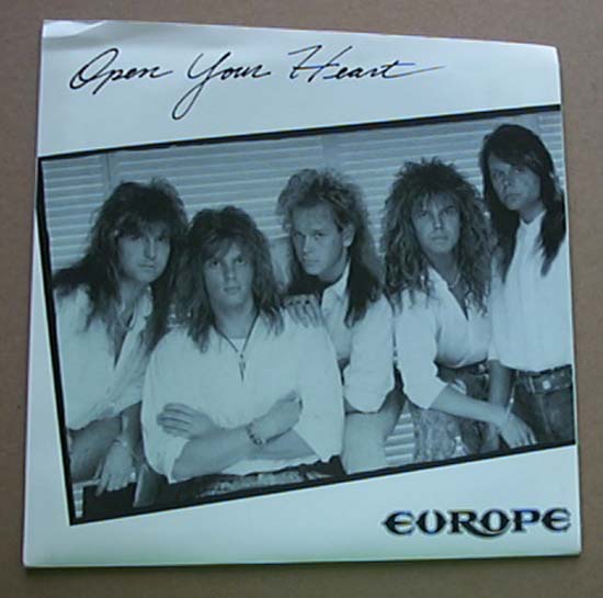 Europe - Open Your Heart - Australian
