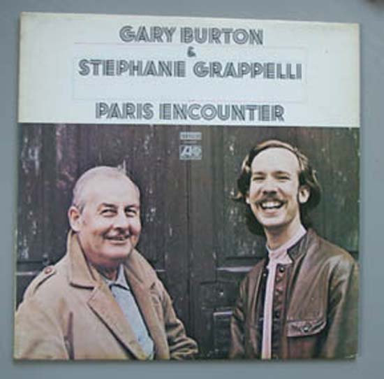 GARY BURTON + STEPHANE GRAPPELLI - Paris Encounter LP