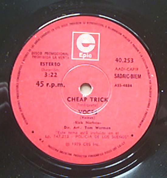 Cheap Trick - Voices - Argentinian
