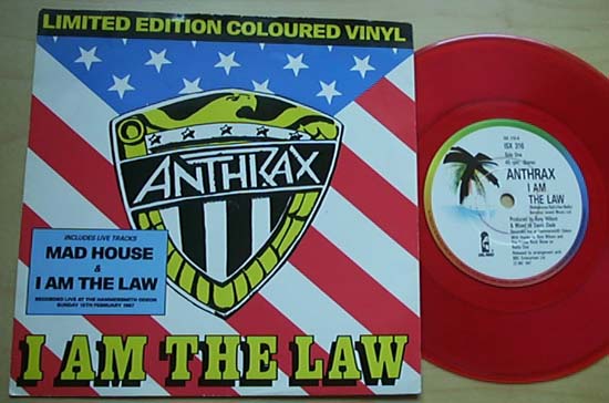 ANTHRAX - I Am The Law (red)