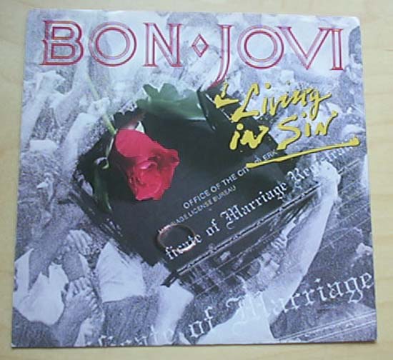 BON JOVI - Living In Sin Album