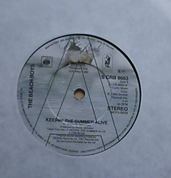 Beach Boys - Keepin' The Summer Alive - Uk