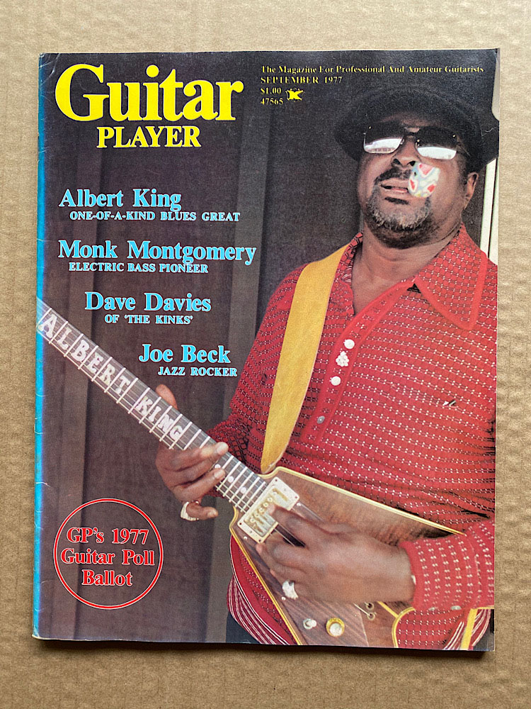 ALBERT KING - GUITAR PLAYER