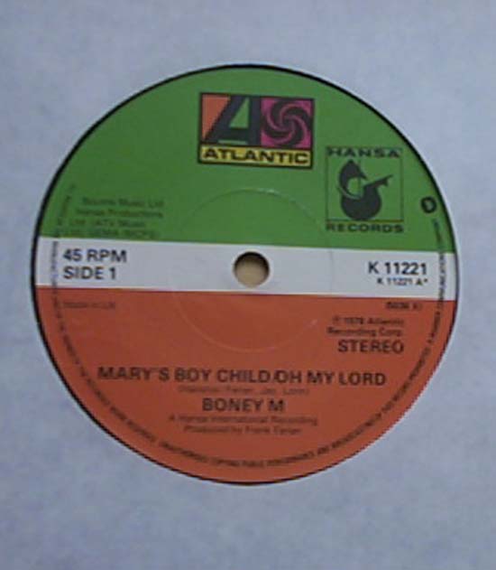 Boney M - Marys Boy Child - Uk