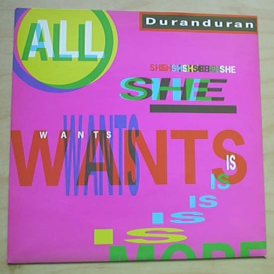 Duran Duran - All She Wants Is - Uk