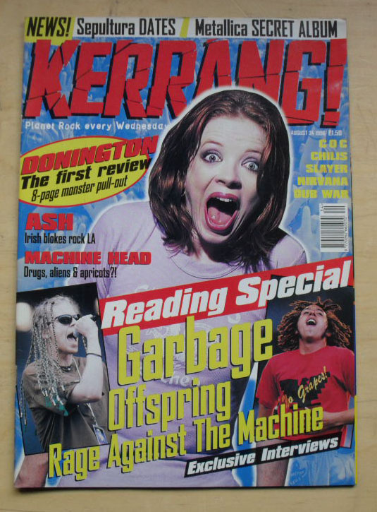 GARBAGE - KERRANG NO.611