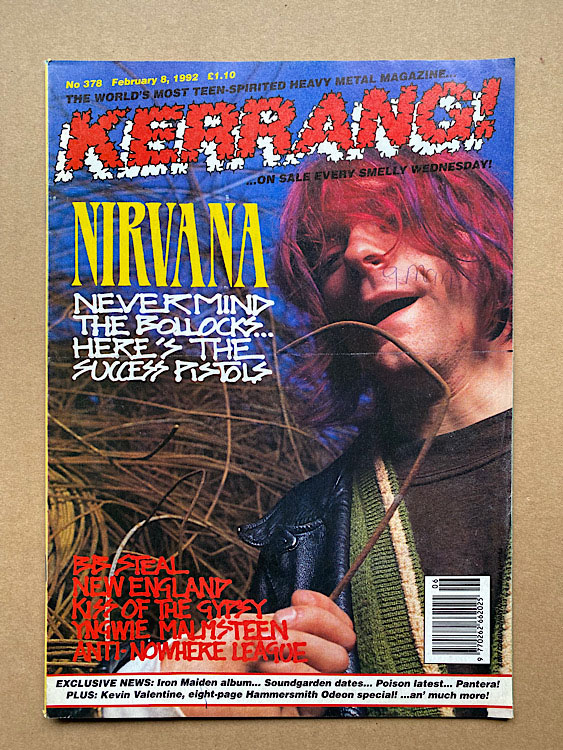 Nirvana Kerrang No.378 MAGAZINE