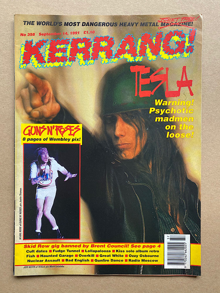 TESLA - Kerrang No.358