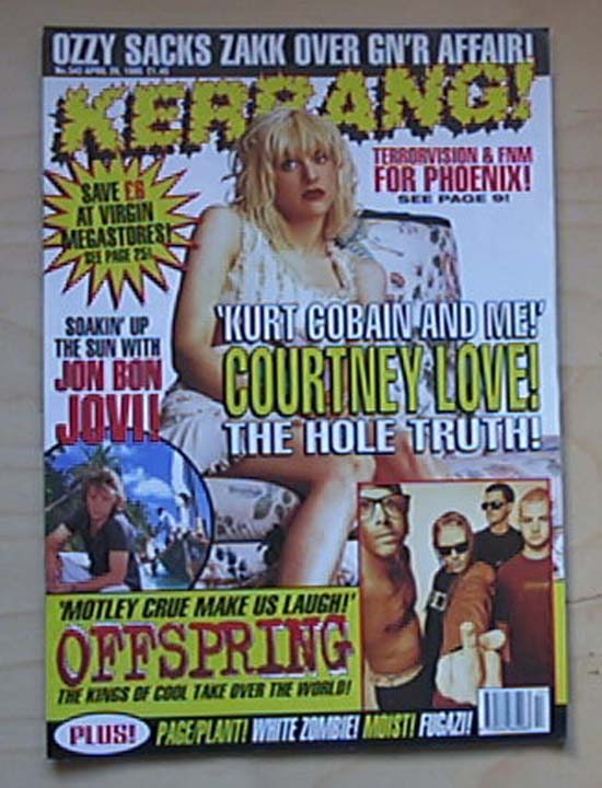 Love, courtney - Kerrang No.543 - Uk