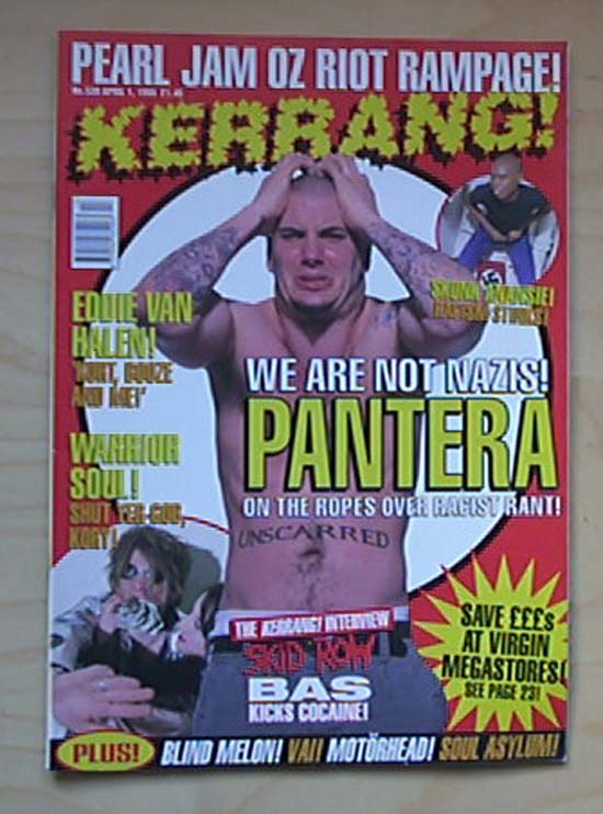PANTERA - KERRANG NO.539