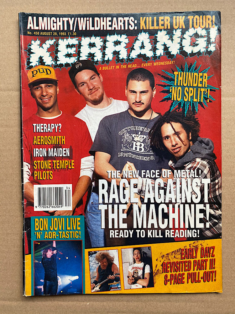 Click for more Kerrang No458 listings