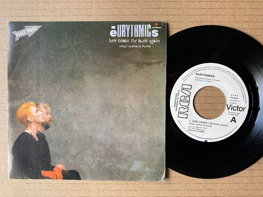 Eurythmics - Here Comes The Rain - Spanish