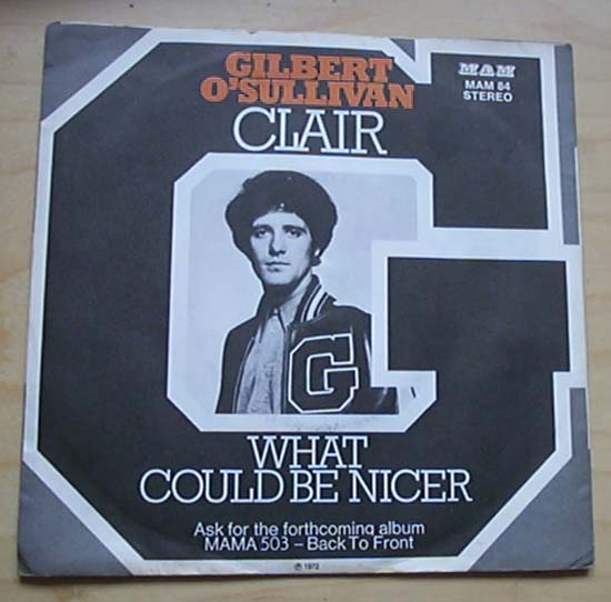Gilbert O'Sullivan Clair 7''