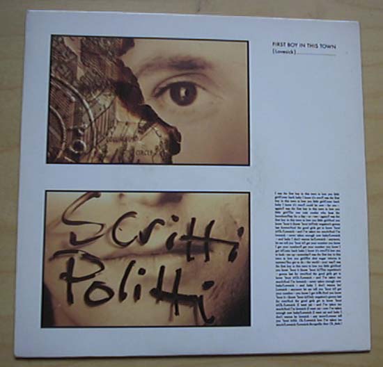 Scritti Politti - First Boy In This Town - Uk