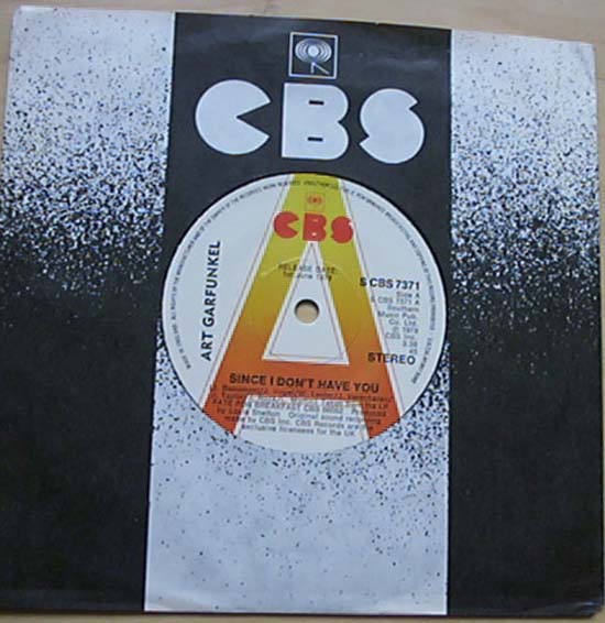 Garfunkel, art - Since I Don't Have You - Uk