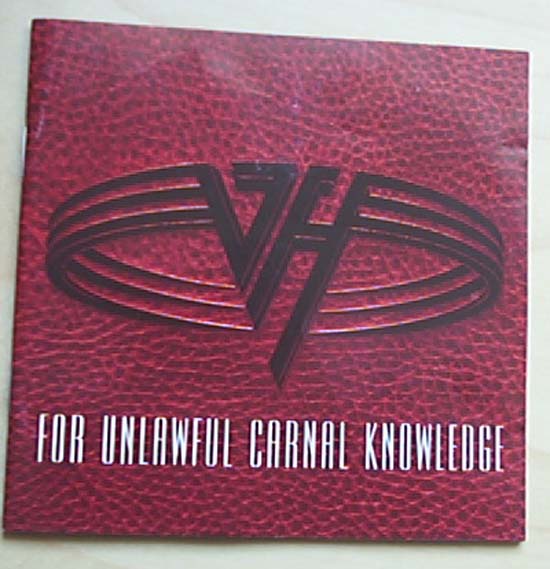 VAN HALEN - FOR UNLAWFUL CARNAL KNOWLEDGE
