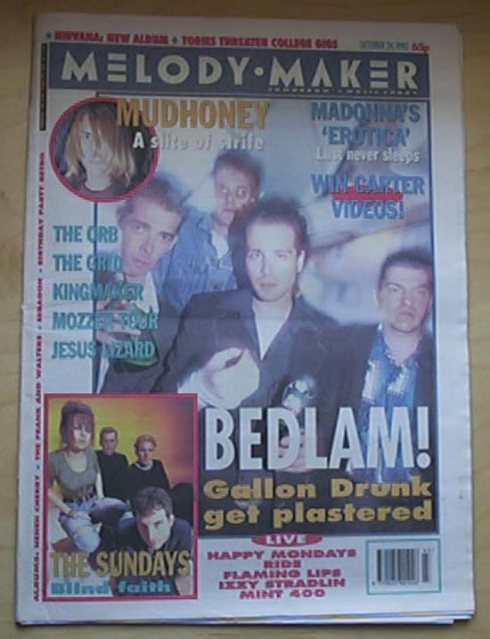GALLON DRUNK - MELODY MAKER