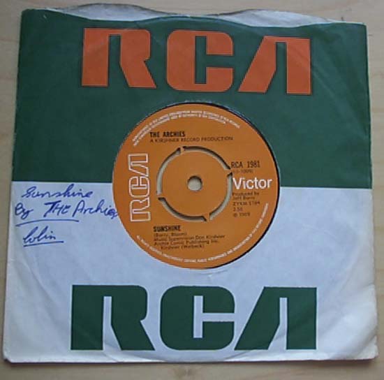 Archies - Sunshine - Uk