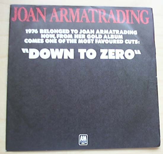Armatrading, joan - Down To Zero - Uk