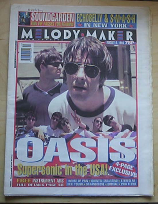 OASIS - MELODY MAKER