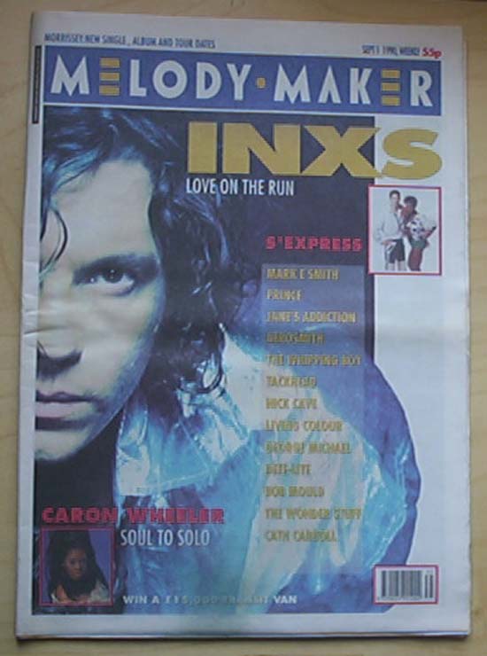 Inxs Melody Maker MAGAZINE