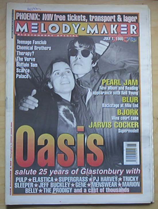 OASIS - MELODY MAKER