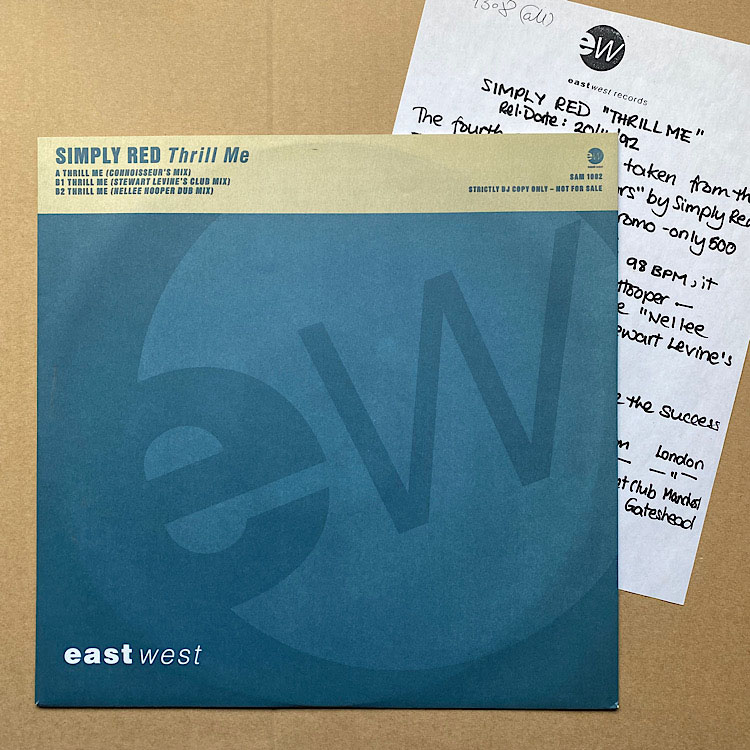 Simply Red Thrill+Me 12''