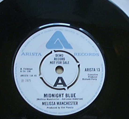 Melissa Manchester Midnight+Blue 7''