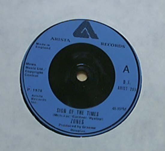 ZONES - SIGN OF THE TIMES (DJ)