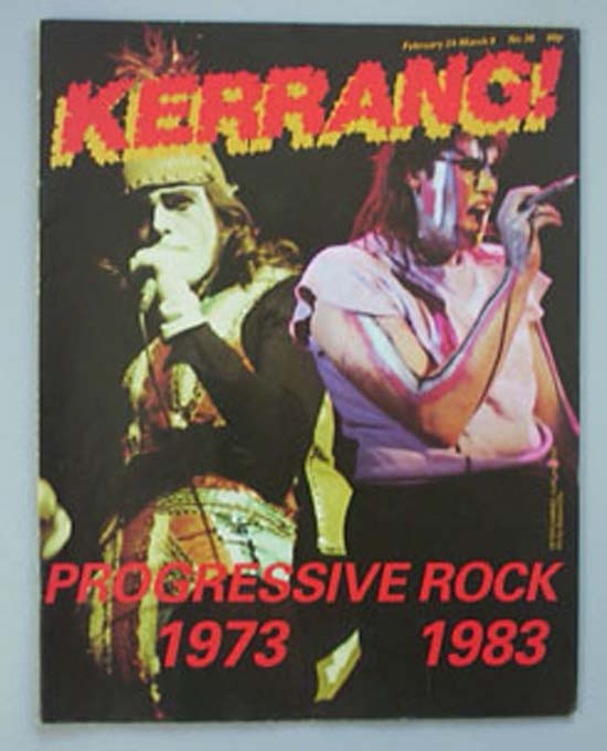 MARILLION/PETER GABRIEL - Kerrang No.36