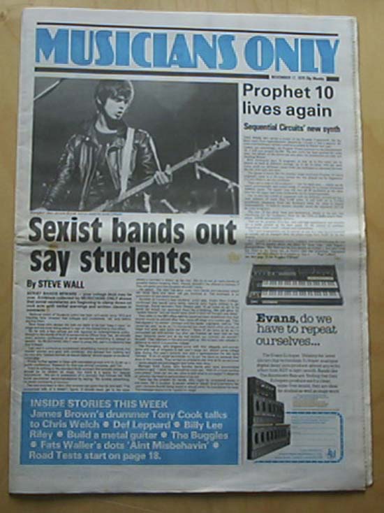 STRANGLERS - Musicians Only