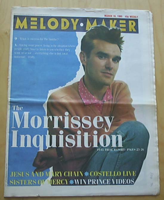 Smiths Melody+Maker MAGAZINE