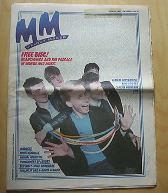 BLANCMANGE/THE PASSAGE - Melody Maker