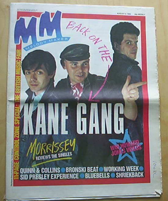 KANE GANG - MELODY MAKER