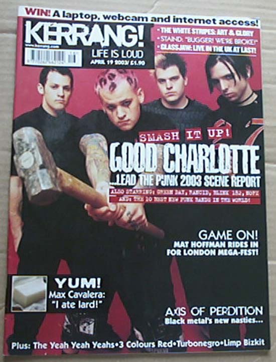 GOOD CHARLOTTE - KERRANG NO.951