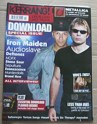 Iron Maiden Kerrang No.957 MAGAZINE