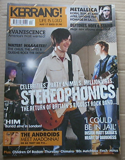 Stereophonics - Kerrang No.955