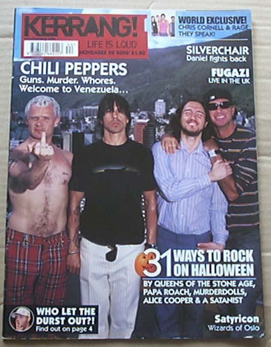 RED HOT CHILI PEPPERS - Kerrang No.928