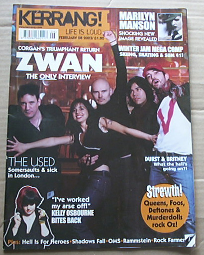 ZWAN - KERRANG NO.941