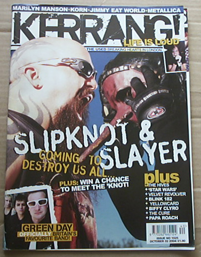 Kerrang Magazine Aug 12th 200 listings
