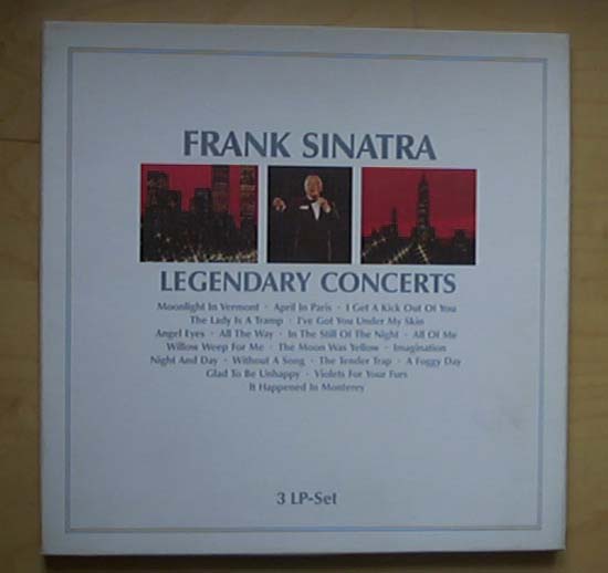 FRANK SINATRA - Legendary Concerts (box Set)