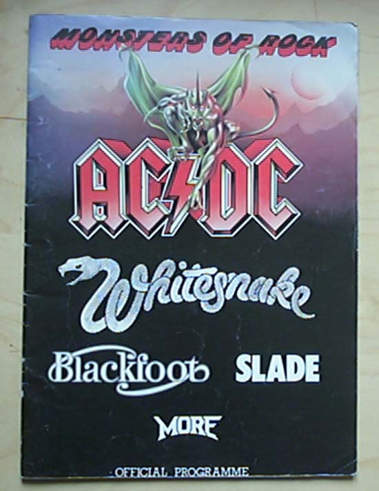 Monsters Of Rock 1981 listings