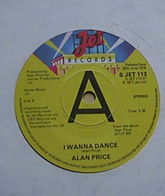 ALAN PRICE - I WANNA DANCE
