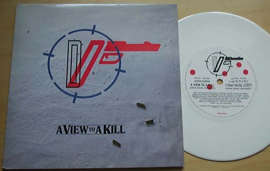 DURAN DURAN - A View To A Kill (white)