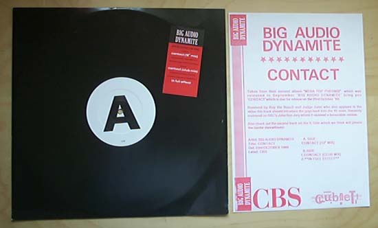 Big Audio Dynamite - Contact - Uk